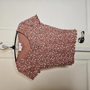 Hippie Rose Women's Floral Cropped Top - Size S